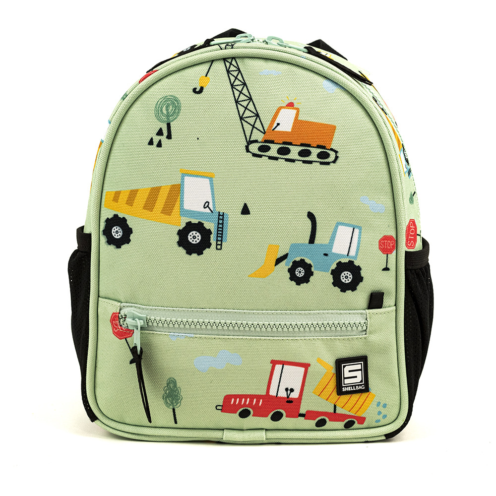 Mochila preescolar - Vehículos de construcción