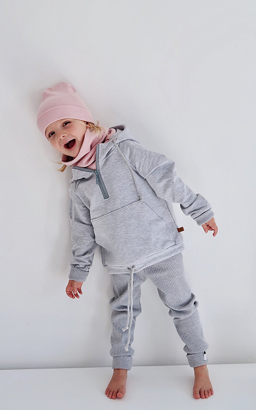 Leggings con Bajos Ajustados - Gris