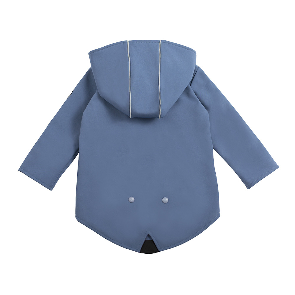 Chaqueta Softshell para niños con patente - Blue Jeans