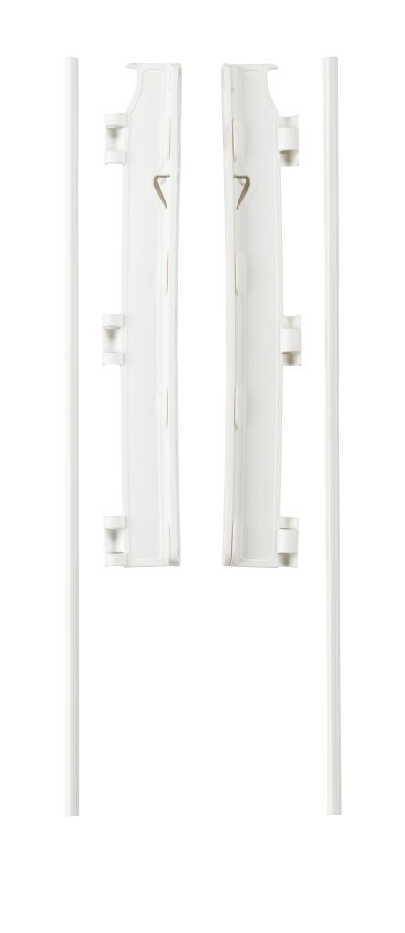 Baby Dan - Kit de montaje para barreras protectoras FLEX M, L, XL, XXL, blanco