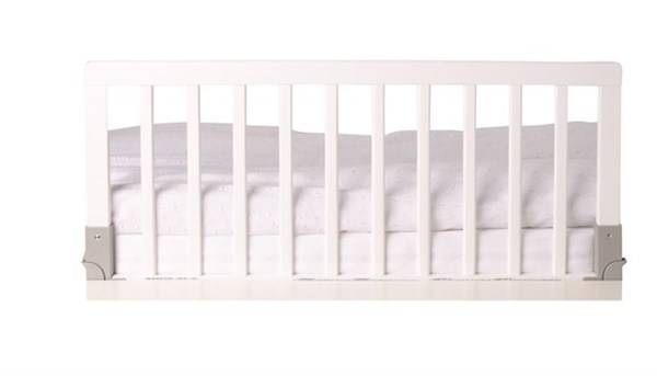 Baby Dan - Protector de cama de madera, blanco