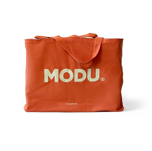 MODU - Bolsa de viaje - Naranja quemado / Verde polvoriento