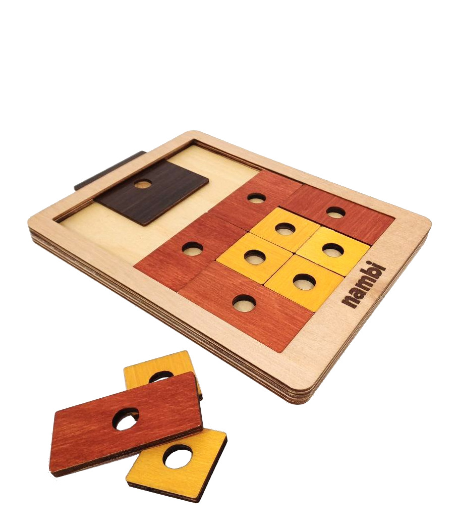 Juego de Lógica de Madera - Aparcamiento
