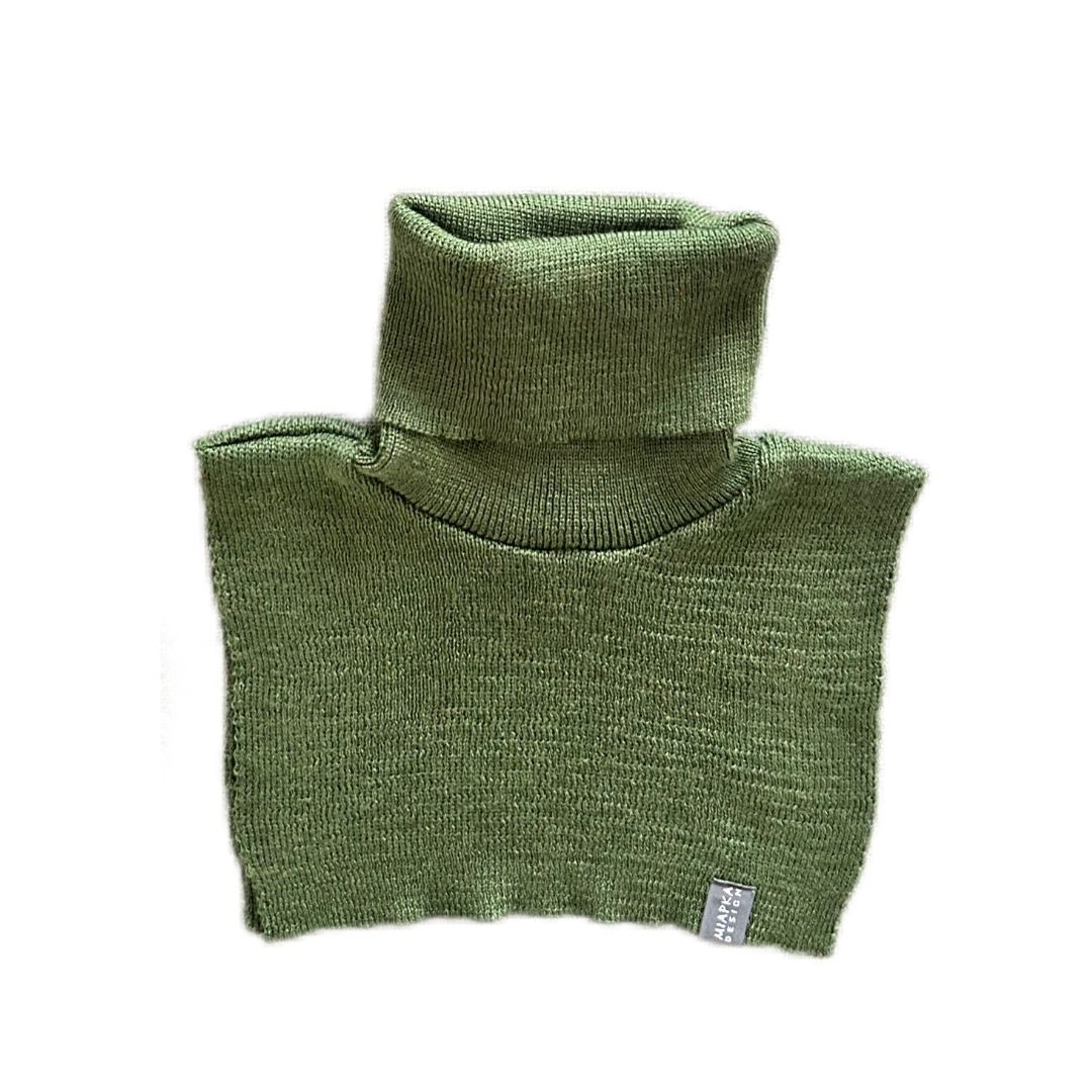 Bufanda Tubular Merino - Musgo del Bosque